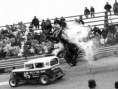 Kalamazoo Speedway - 1954-ARCHIE BRADSHAW